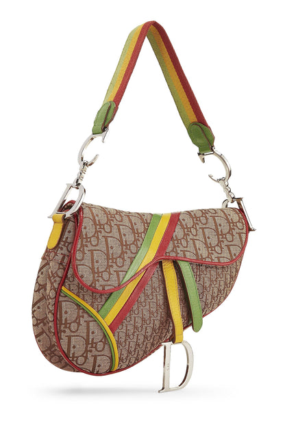 Dior, Bolsa tipo sillín Rasta Trotter pre-Loved, Multi