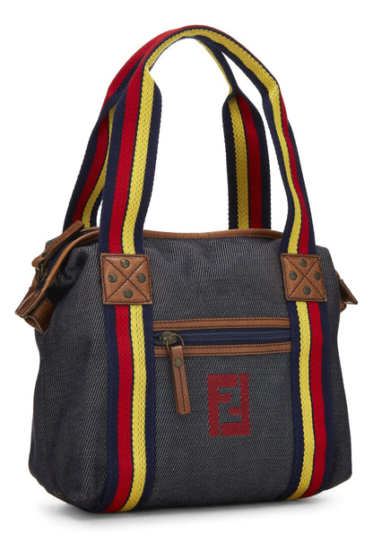 Fendi, Pre-Loved Multicolor Denim Handbag, Multi