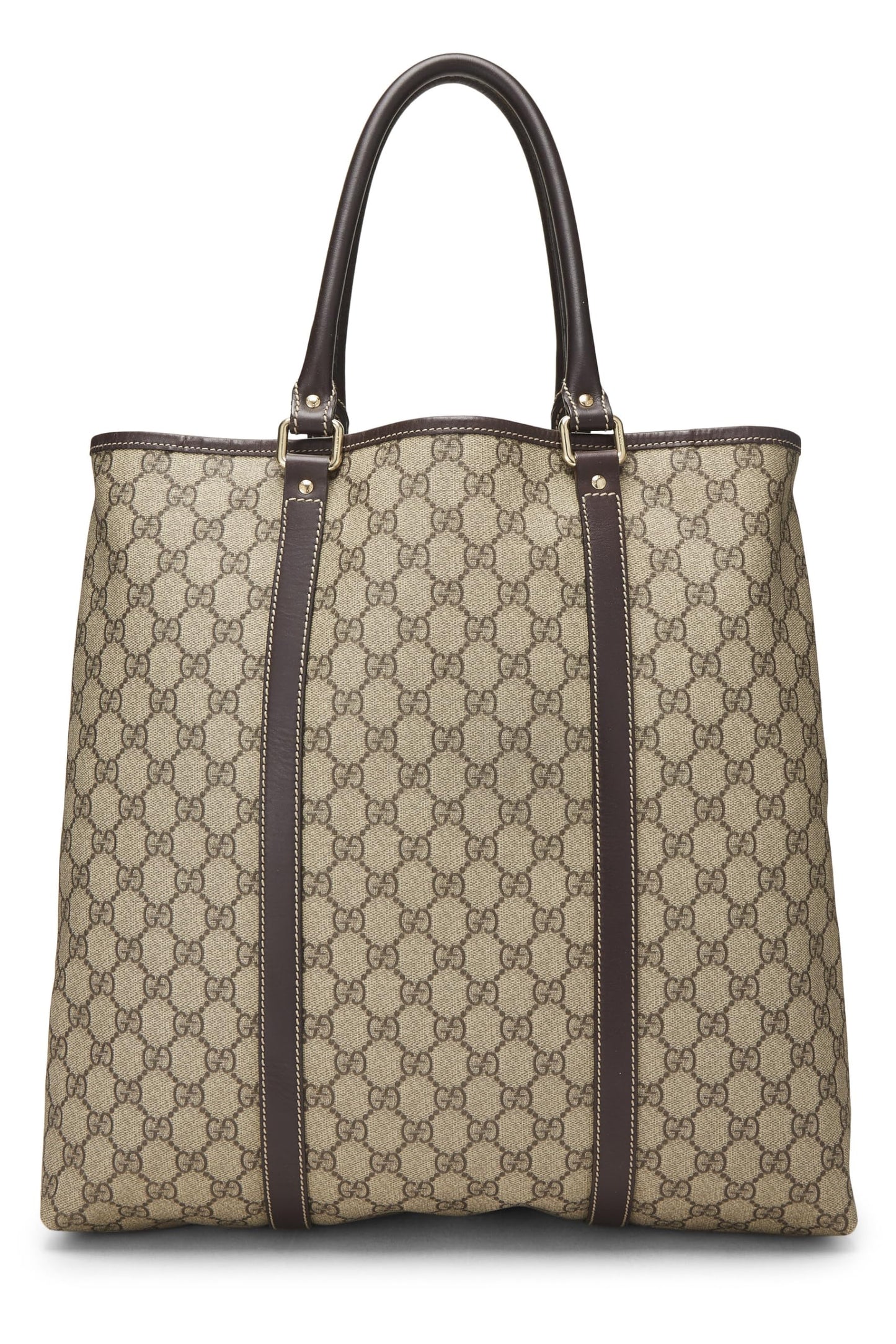 Gucci, sac fourre-tout en toile GG Supreme d'occasion, marron