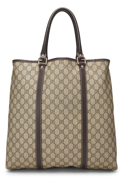 Gucci, sac fourre-tout en toile GG Supreme d'occasion, marron