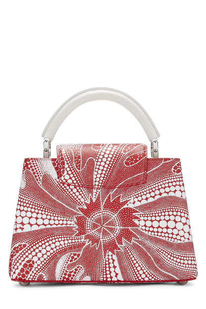 Louis Vuitton, d'occasion Yayoi Kusama x Louis Vuitton Infinity Taurillon Capucines BB à pois rouges et blancs, rouge