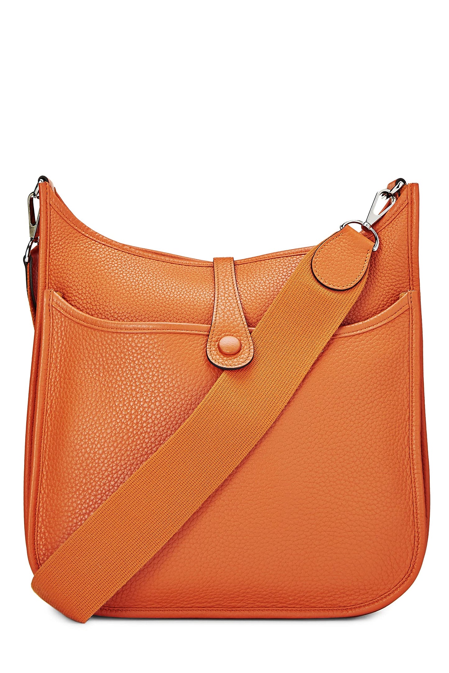 Hermès, Pre-Loved Orange Evelyne III GM, Orange