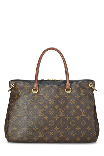 Louis Vuitton, Pallas en toile monogram noire d'occasion, noir