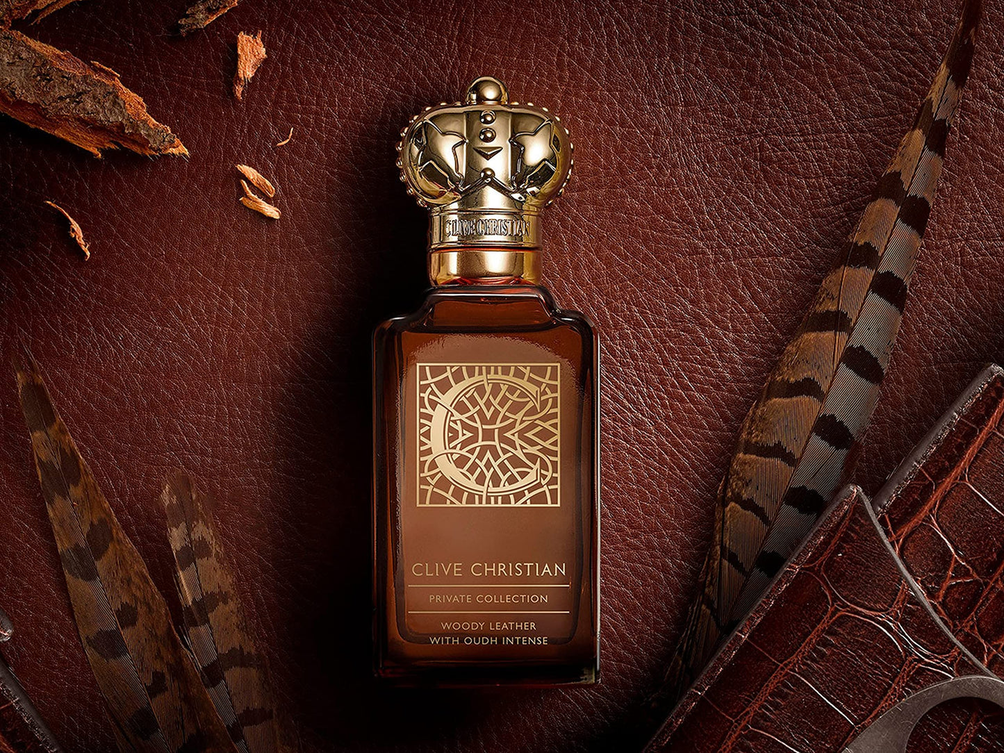 Colección privada C Woody Leather de Clive Christian, 1.6 oz