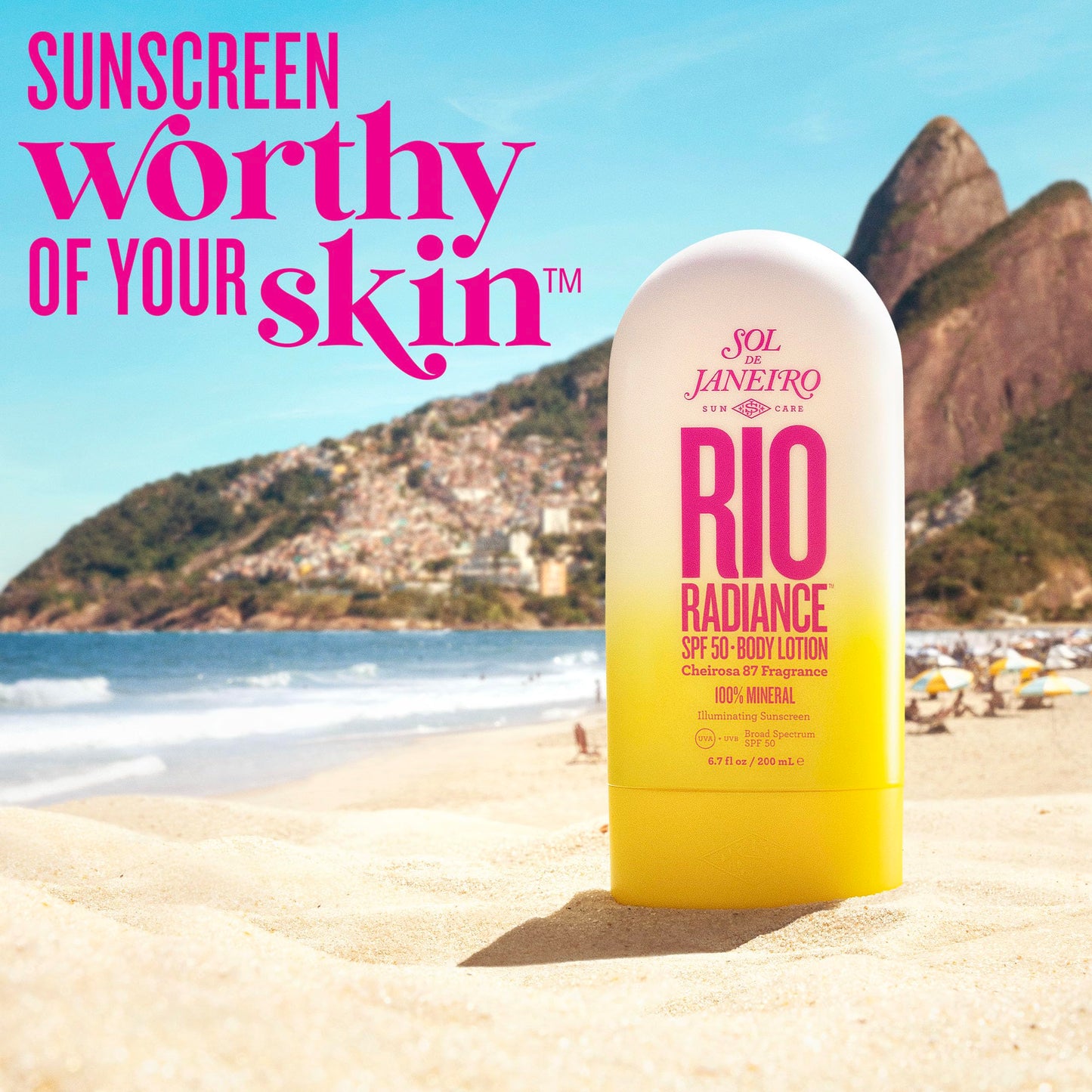 Sol de Janeiro Rio Radiance Body Lotion 100% Mineral UVA/UVB Broad Spectrum SPF 50