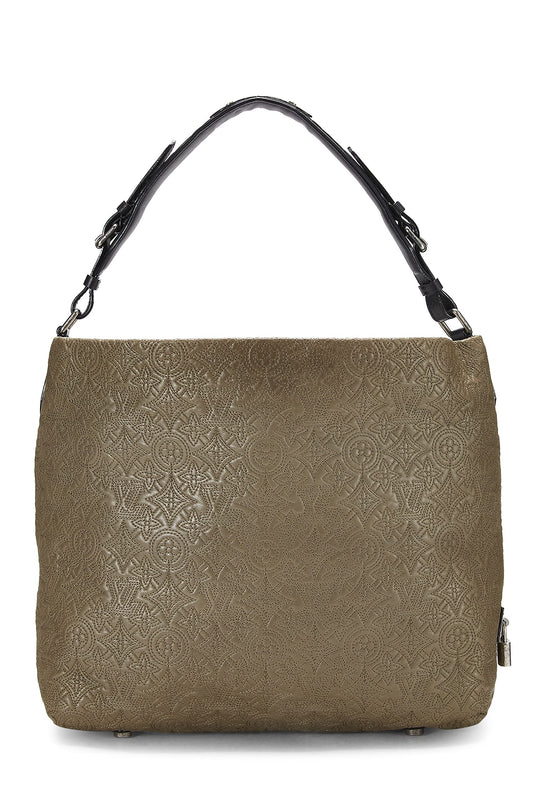 Louis Vuitton, sac hobo PM en cuir Antheia Monogram vert d'occasion, vert