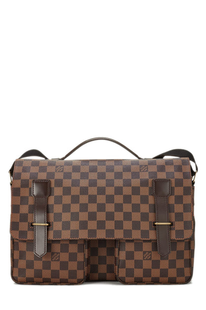 Louis Vuitton, Damier Ebene Broadway d'occasion, marron