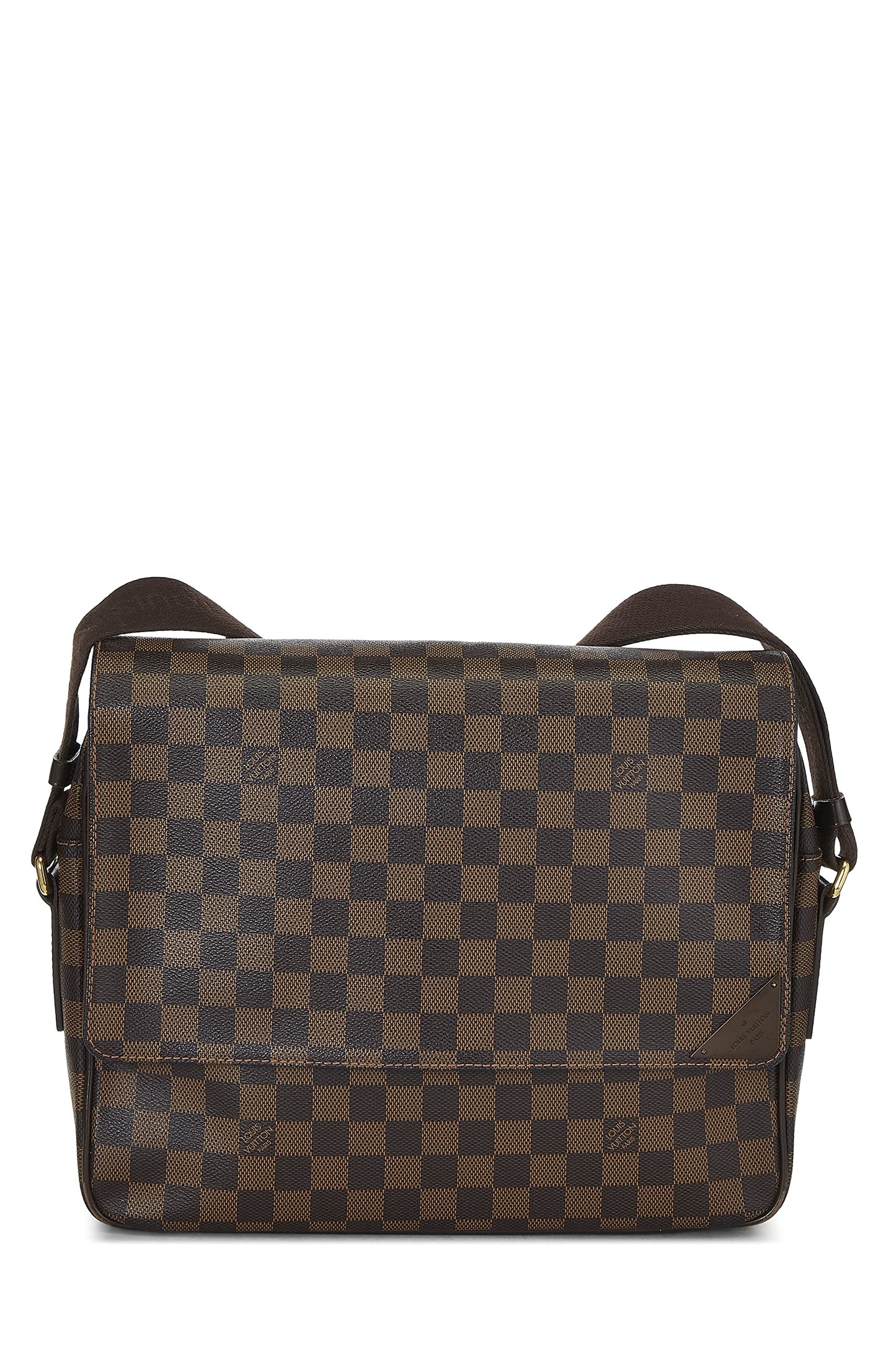 Louis Vuitton, Damier Ebene Shelton GM d'occasion, marron