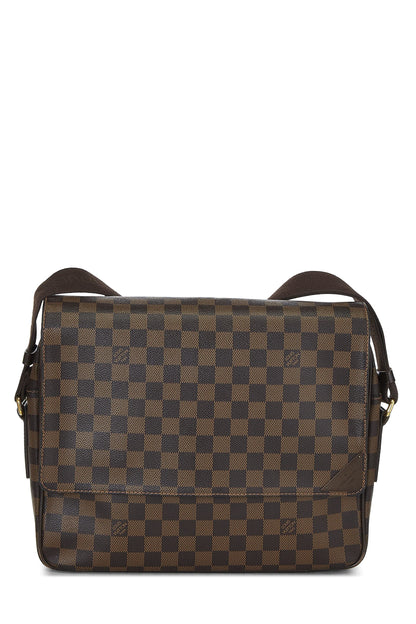 Louis Vuitton, Damier Ebene Shelton GM usado, Marrón