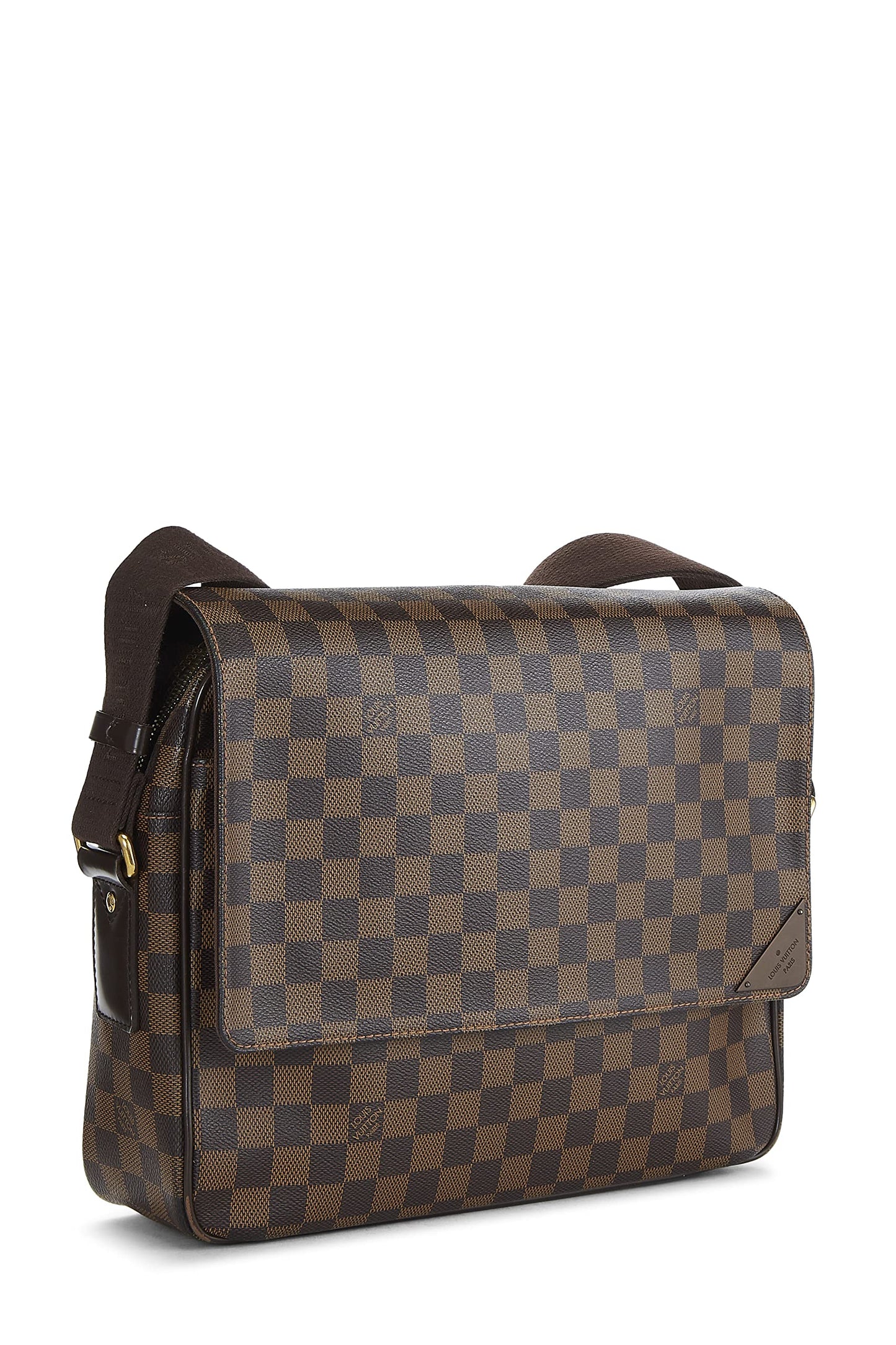 Louis Vuitton, Damier Ebene Shelton GM d'occasion, marron