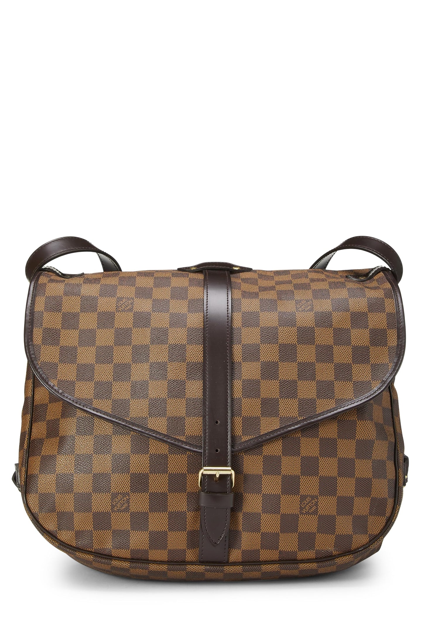 Louis Vuitton, Pre-Loved Damier Ebene Saumur 35, Brown