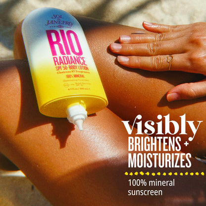 Sol de Janeiro Rio Radiance Lotion pour le corps 100 % minérale UVA/UVB à large spectre SPF 50