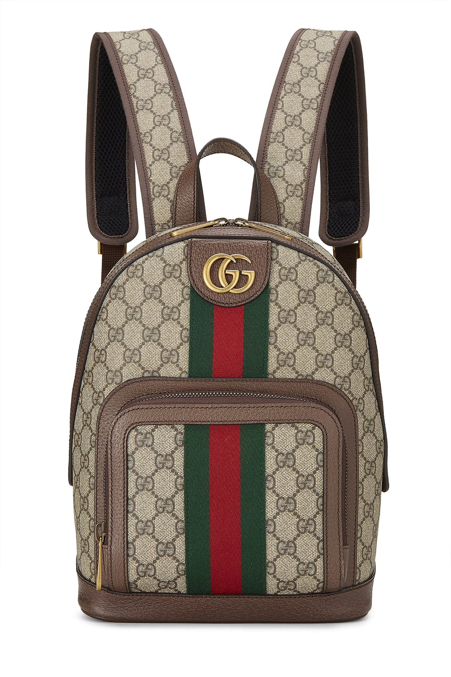 Gucci, Pre-Loved Original GG Supreme Canvas Ophidia Backpack Small, Brown