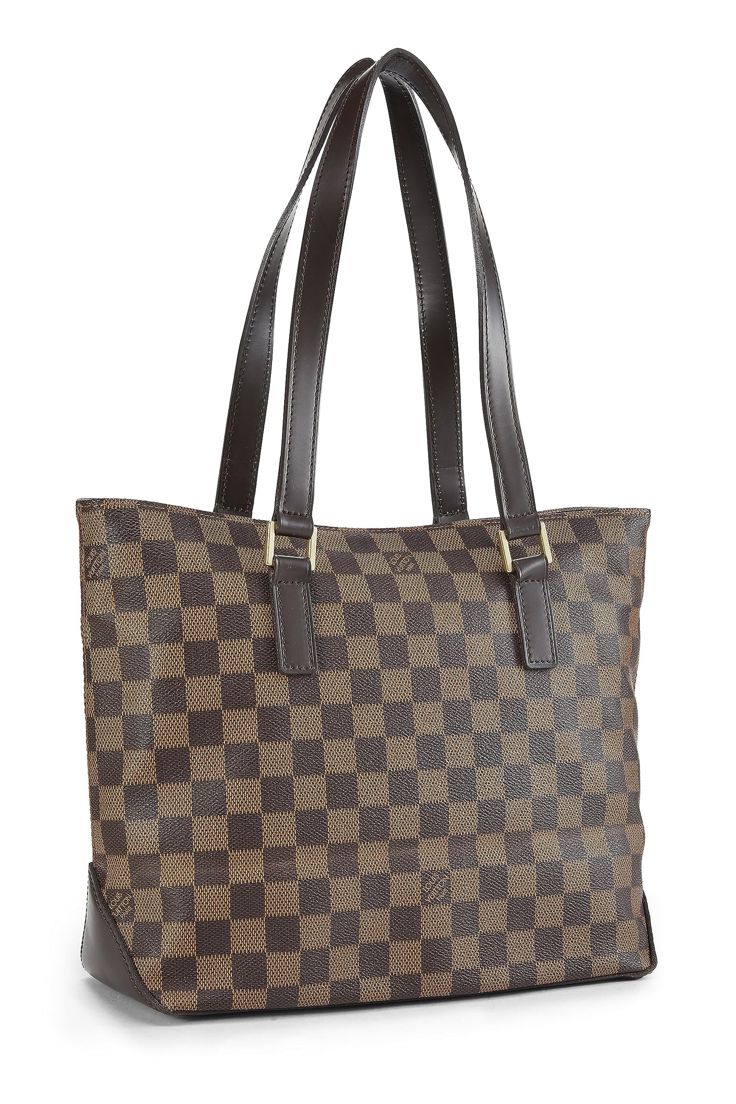 Louis Vuitton, Cabas Piano Damier Ebène d'occasion, marron