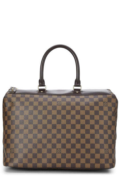 Louis Vuitton, Pre-Loved Damier Ebene Greenwich PM, Marrón