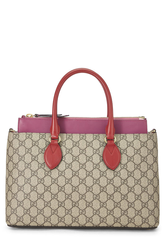 Gucci, sac fourre-tout en toile GG Supreme multicolore d'occasion, multicolore