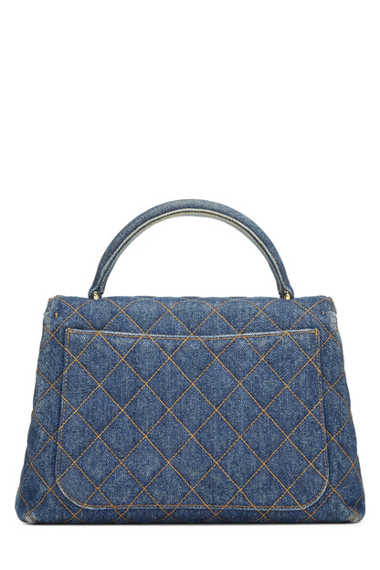 Chanel, Kelly vaquera azul pre-loved pequeña, Azul