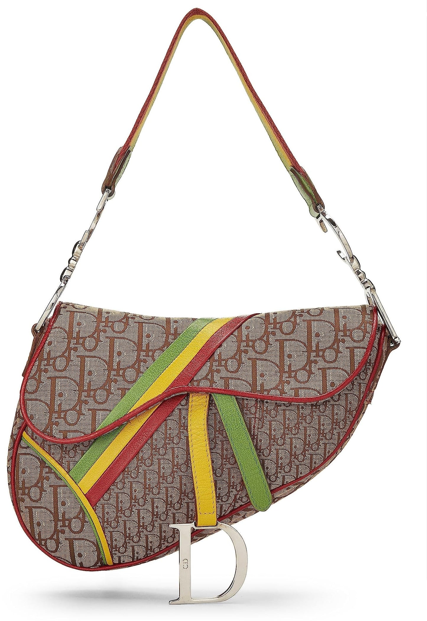 Dior, Bolsa tipo sillín Rasta Trotter pre-Loved, Multi