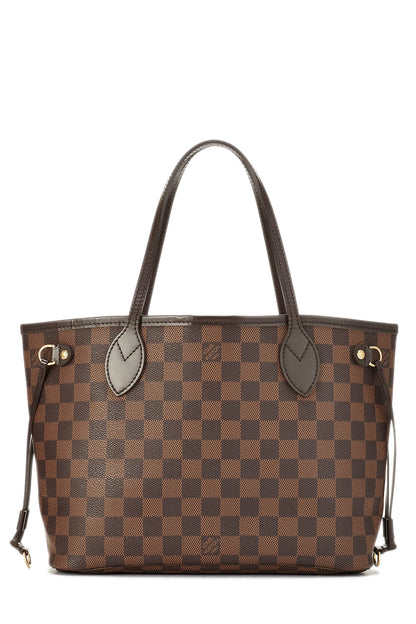 Louis Vuitton, Damier Ebene Neverfull PM d'occasion, marron