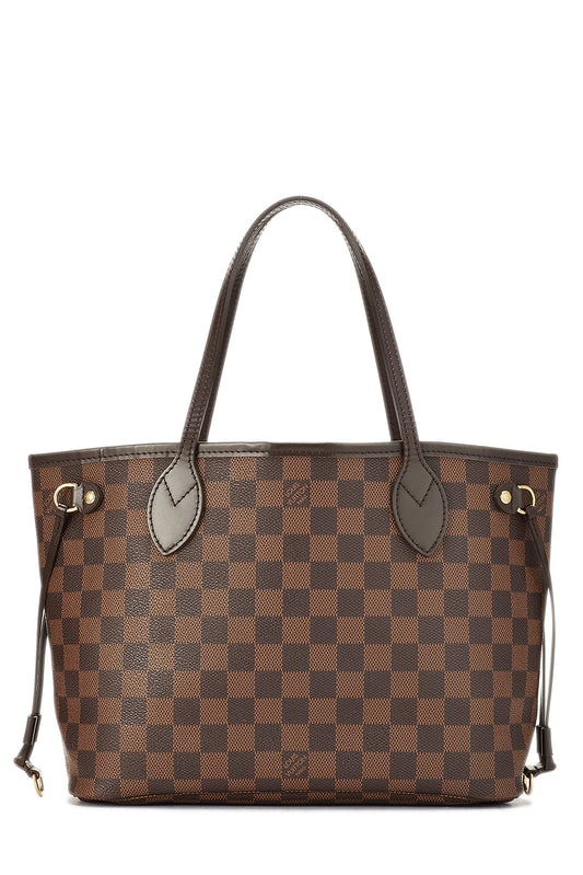 Louis Vuitton, Damier Ebene Neverfull PM pre-amado, Marrón