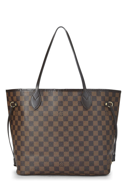 Louis Vuitton, Damier Ebene Neverfull MM d'occasion, marron