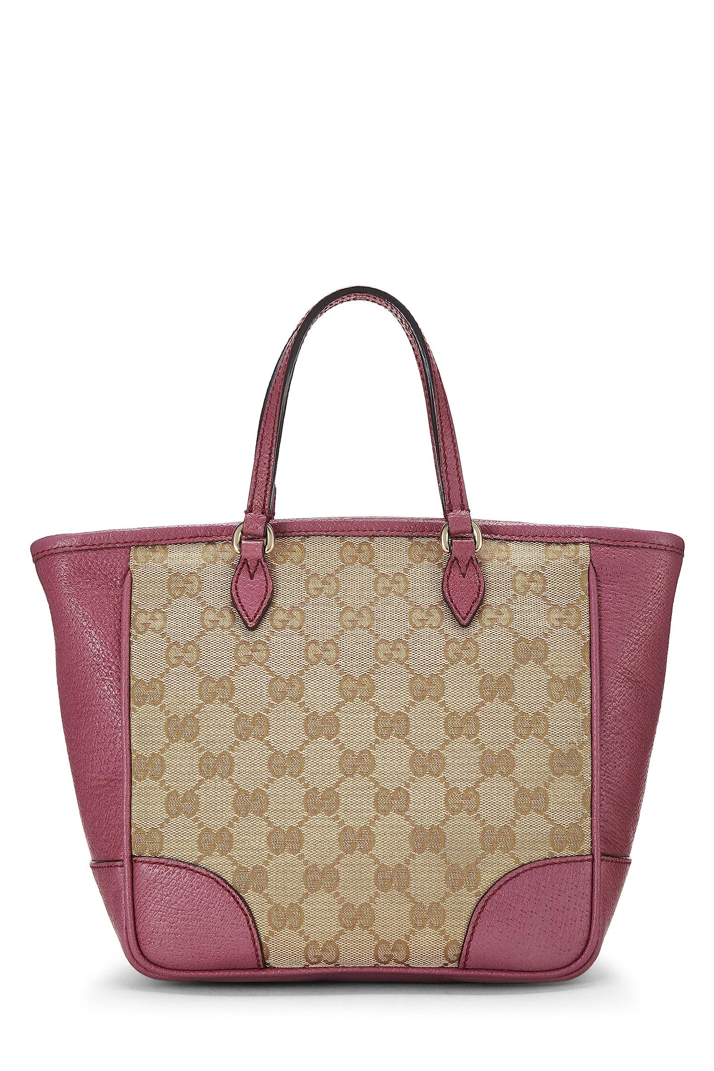 Gucci, sac fourre-tout Bree à poignée supérieure en toile GG violet d'occasion, petit modèle, violet