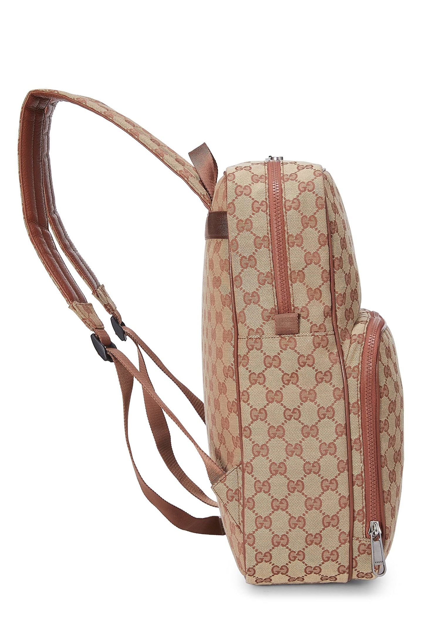 Gucci, Mochila New York Yankees de lona con GG naranja Pre-Loved, Rosa