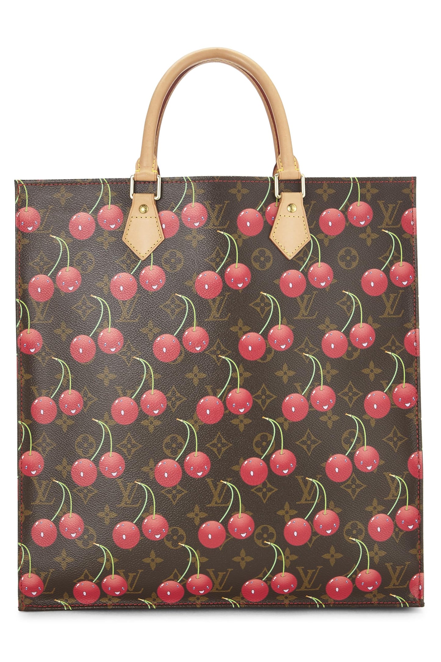 Louis Vuitton, Takashi Murakami x Louis Vuitton Monogram Cerises Sac Plat, Marron