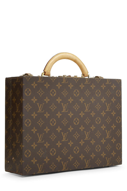 Louis Vuitton, Boîte Bijoux en toile Monogram pré-aimée, Marron