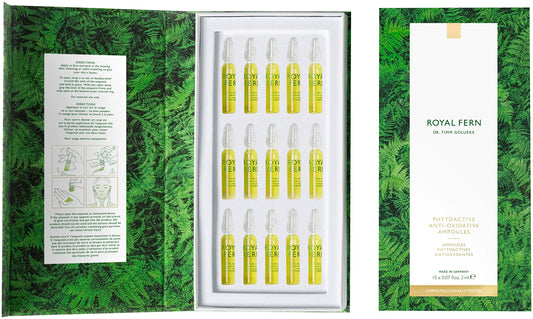 ROYAL FERN DR. TIMM GOLUEKE, Ampoules phytoactives antioxydantes, 15x2ml