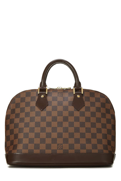 Louis Vuitton, Alma PM Damier Ebène d'occasion, marron