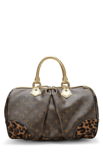 Louis Vuitton, Pre-Loved Brown Monogram Leopard Stephen Bag, Brown