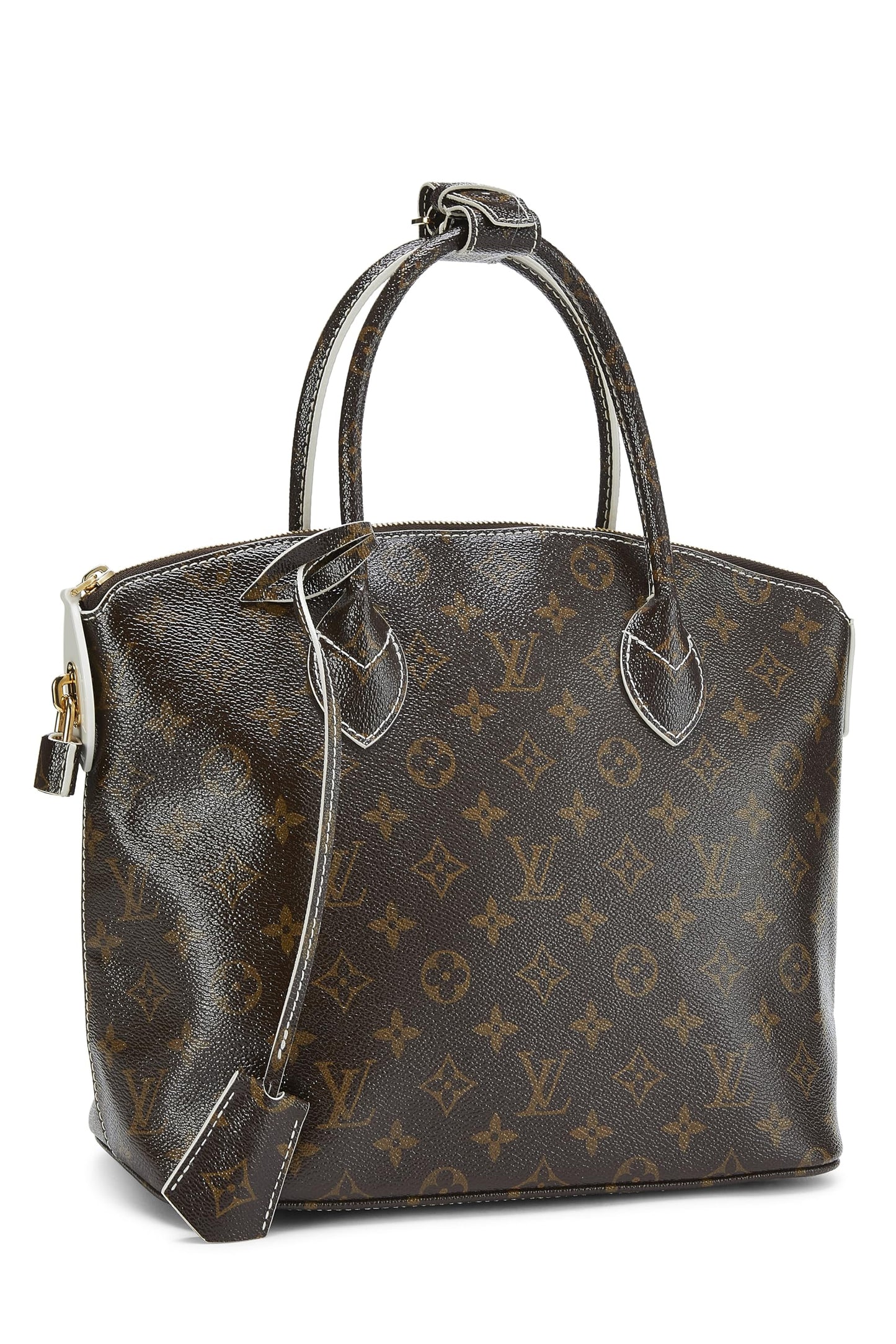 Louis Vuitton, Pre-Loved Monogram Canvas Fetish Lockit, Brown