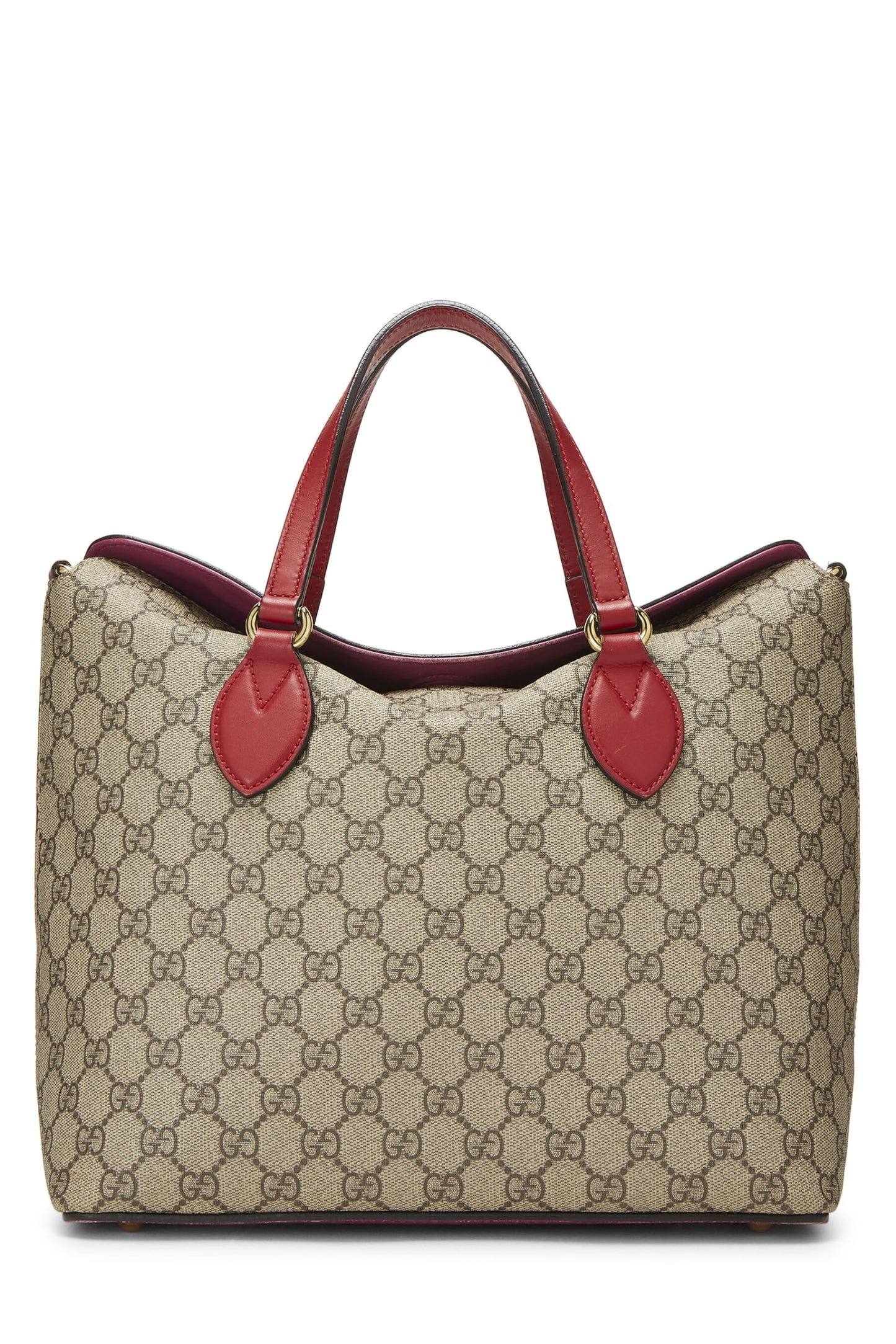 Gucci, Pre-Loved Multicolored Original GG Supreme Canvas Linea Fold Over Bag, Multi