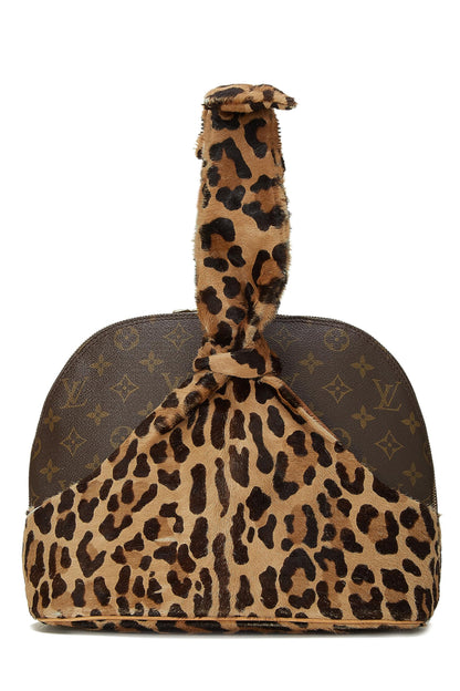 Louis Vuitton, Alaïa x Louis Vuitton Monogram Leopard Alma d'occasion, marron