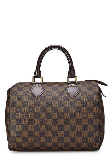 Louis Vuitton, Pre-Loved Damier Ebene Speedy 25, Brown