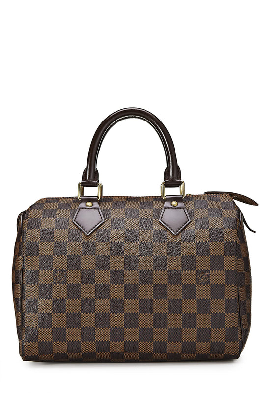 Louis Vuitton, Pre-Loved Damier Ebene Speedy 25, Brown