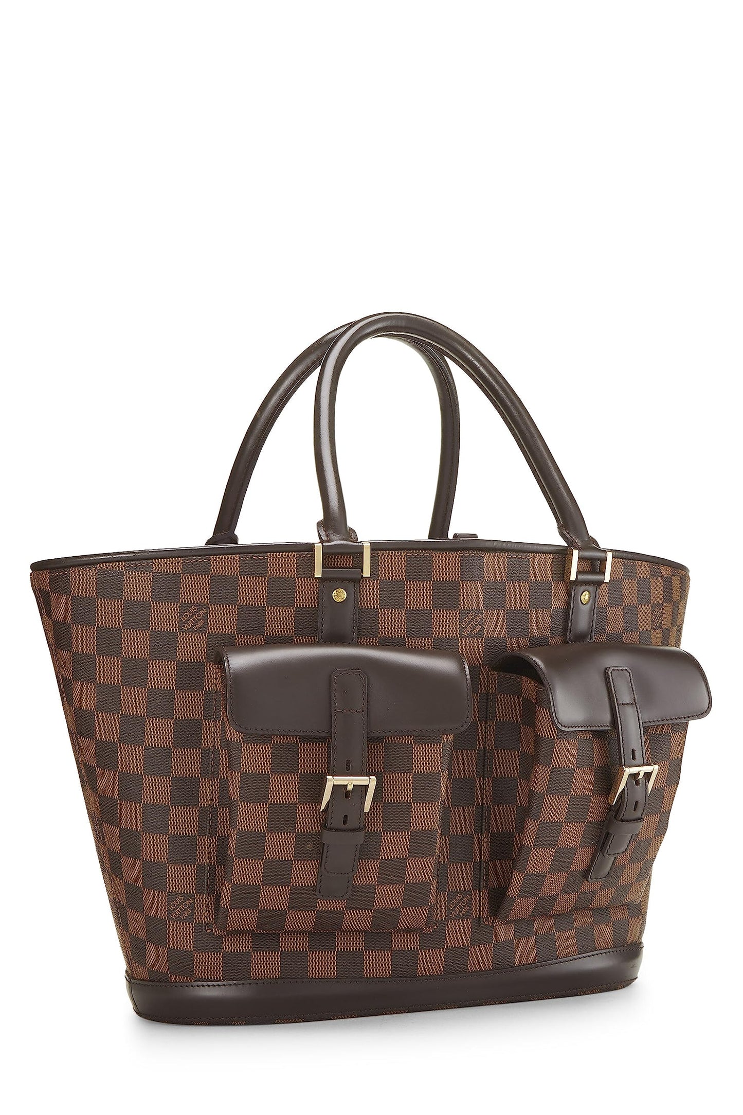 Louis Vuitton, Damier Ebene Manosque GM usado, Marrón