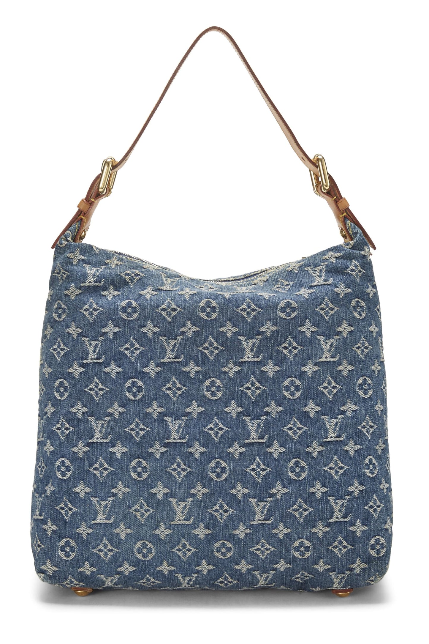 Louis Vuitton, Pre-Loved Blue Monogram Denim Baggy GM, Blue