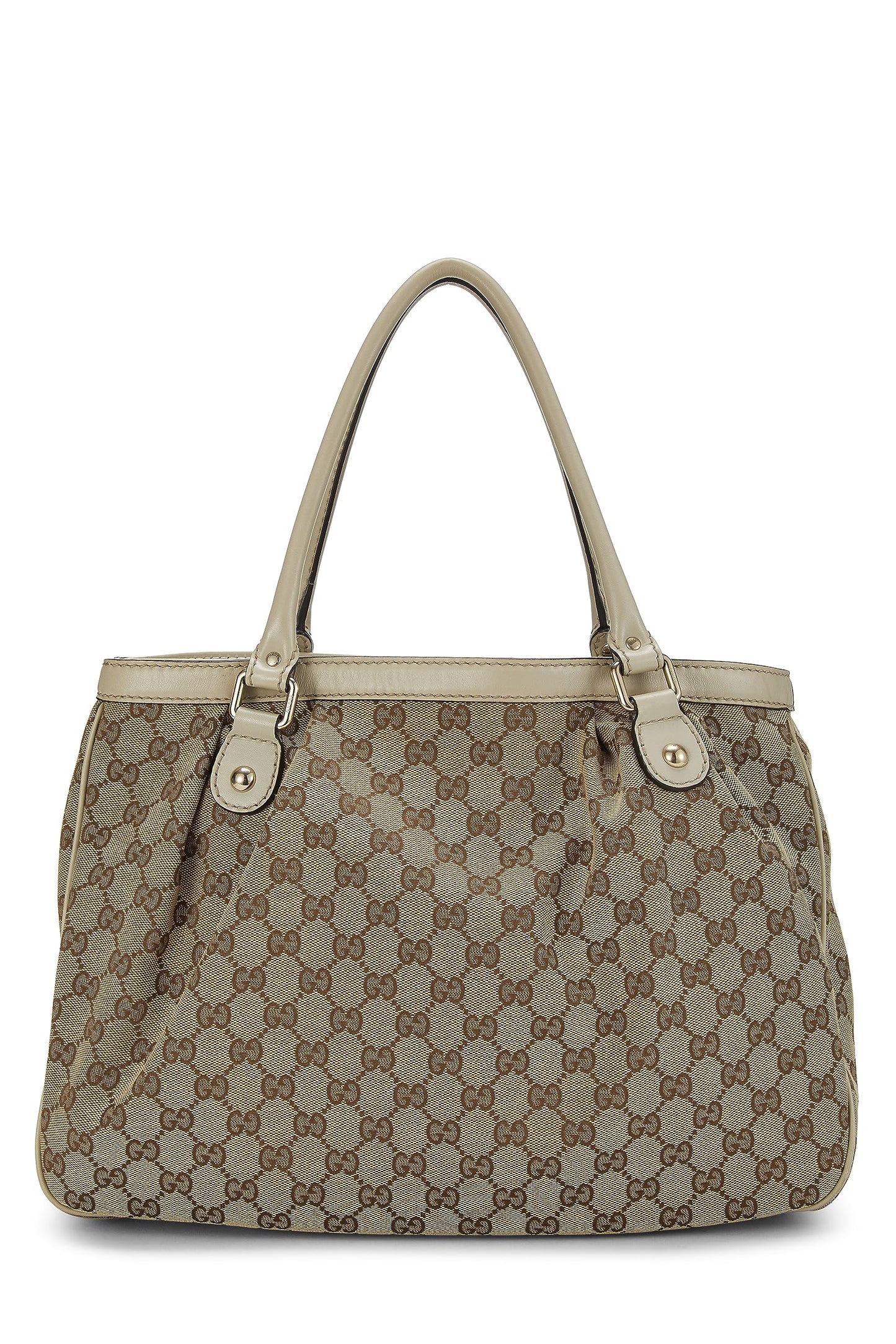 Gucci, Sukey Large en toile GG d'origine d'occasion, couleur crème