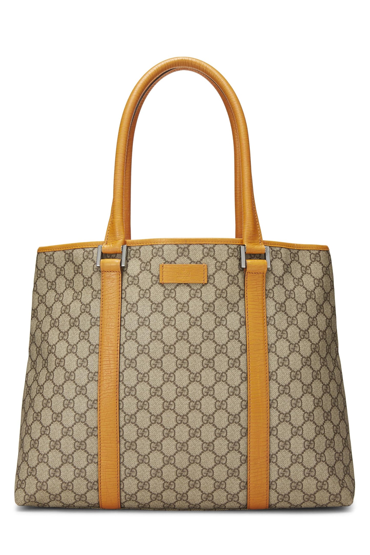 Gucci, Pre-Loved Orange Original GG Supreme Canvas Joy Tote, Orange