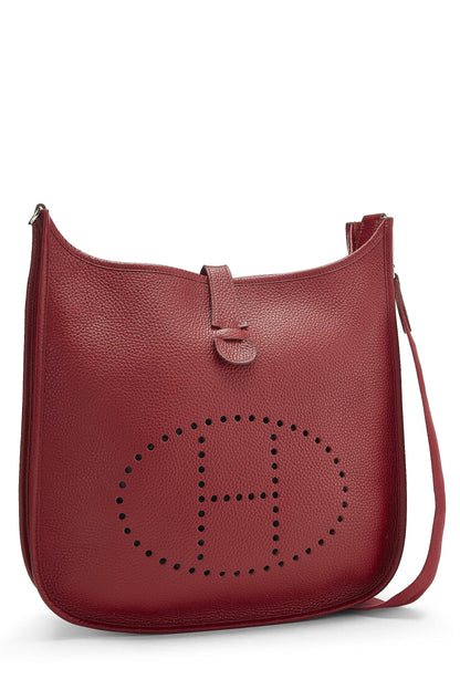 Hermès, Rouge Clémence Evelyne III GM d'occasion, Rouge Garance