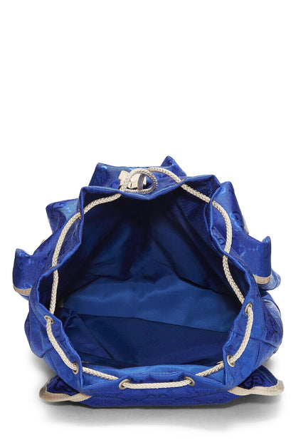 Gucci, Pre-Loved Blue Nylon Off The Grid Backpack, Blue