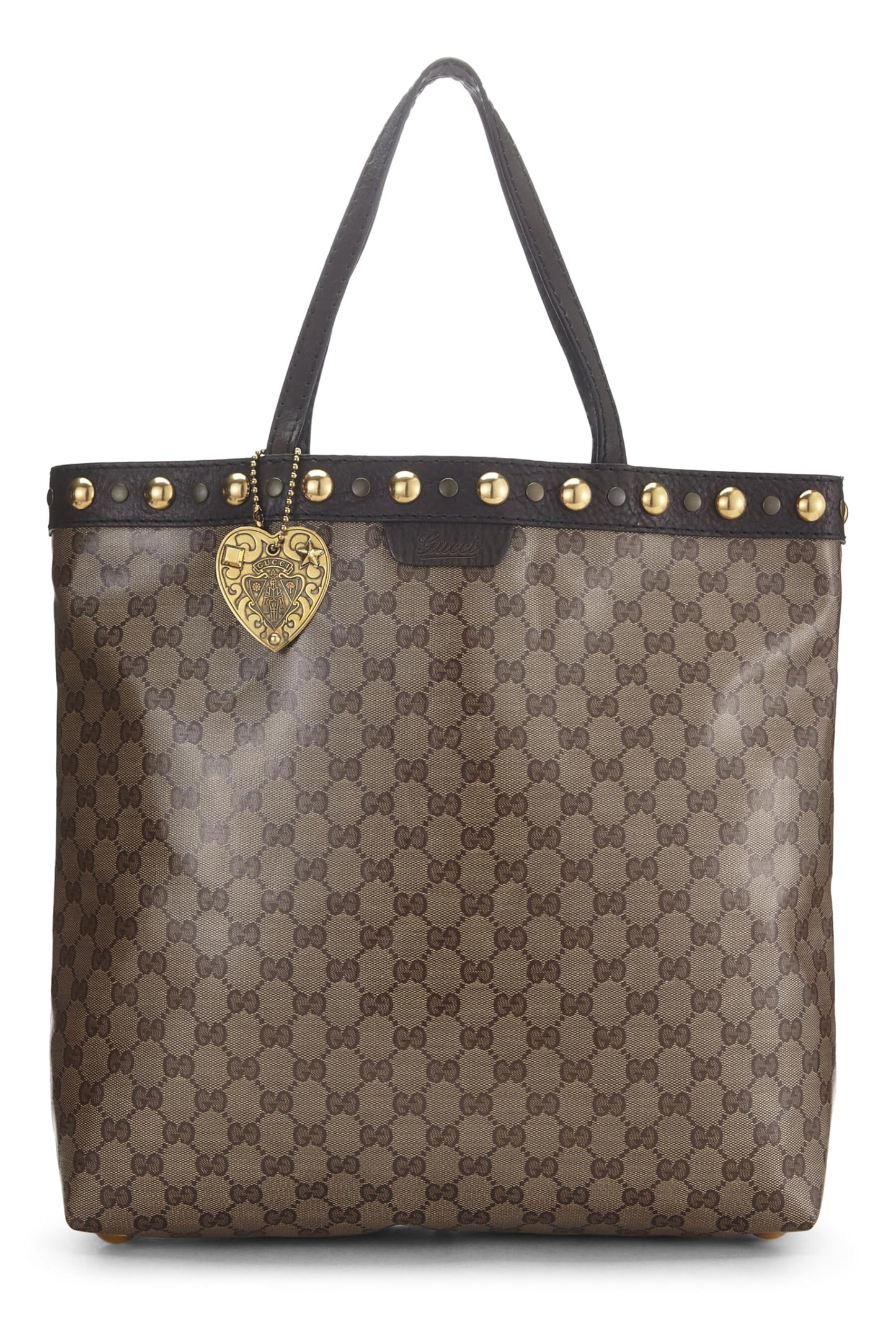 Gucci, Pre-Loved Brown Original GG Crystal Canvas Tote, Brown