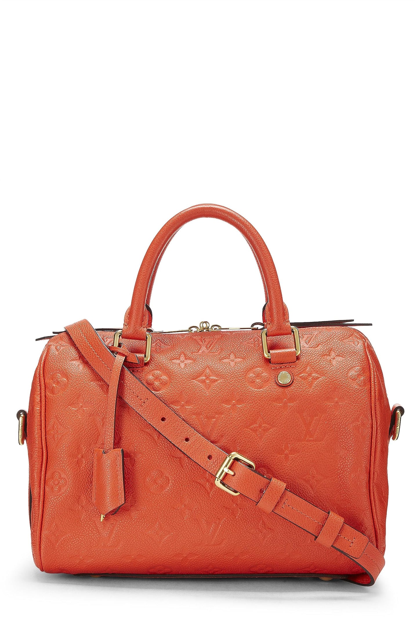 Louis Vuitton, Empreinte Speedy Bandouliere 25 monogramme orange pré-aimé, Orange