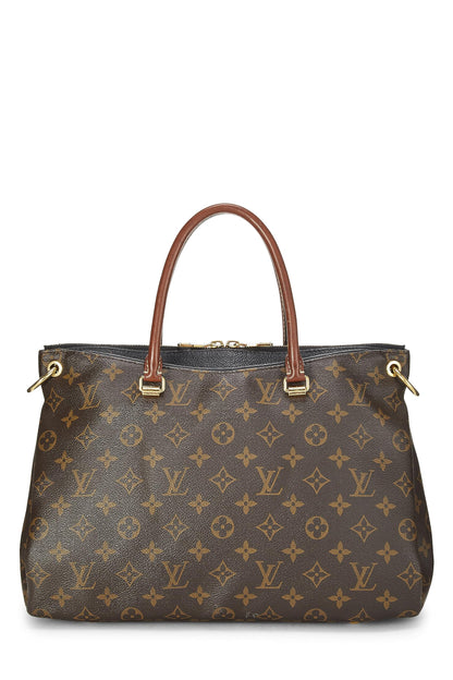 Louis Vuitton, Pallas en toile monogram noire d'occasion, noir