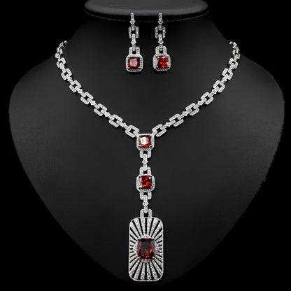 Ladies Fashion Personality Bridal Jewelry Set