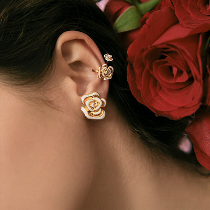 New Trendy French Retro High-end Earrings