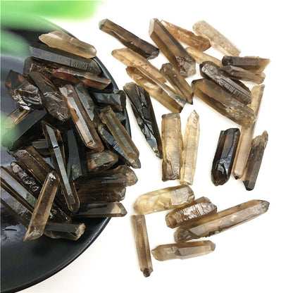 Citrine Single-pointed Crystal Hexagonal Prism Ornaments