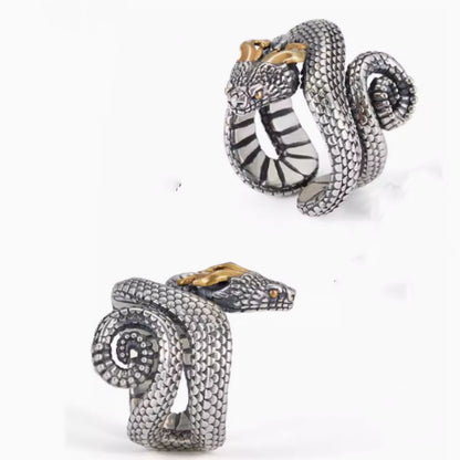 Bague Homme Tendance Argent Pur Personnalité Dominatrice Dragon